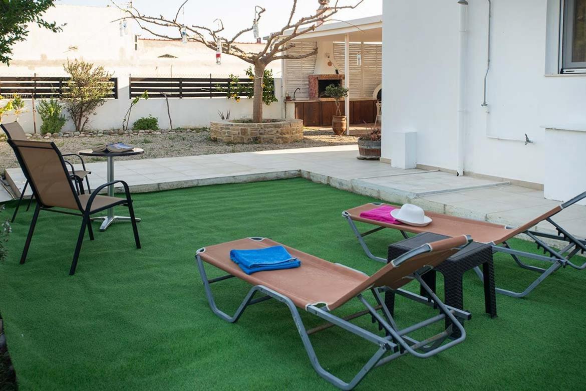 Afrathias Beachhouse - Cretan Hideaway 卡拉马基 外观 照片