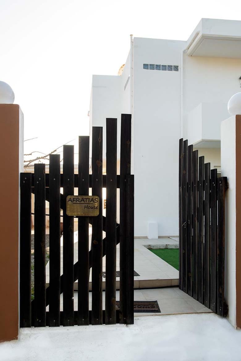 Afrathias Beachhouse - Cretan Hideaway 卡拉马基 外观 照片